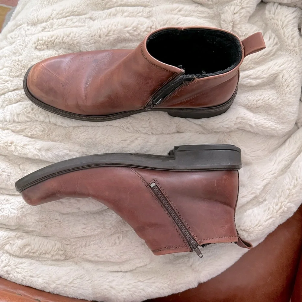 ECCO Men's Holton Plain Toe Gore-tex Chelsea Boot Size 46